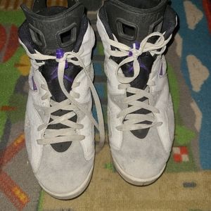 Jordans Retro 6 Gray black white red